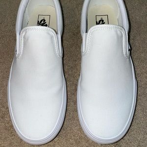 Vans Platform Slip-Ons - White